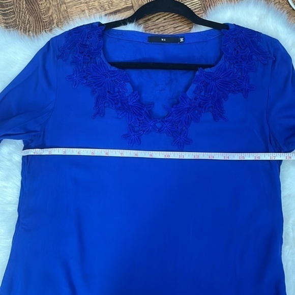 ROYAL Blue Embroidered Long Sleeve Top - Picture 7 of 9